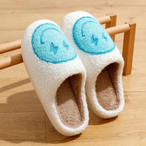 Chausson Rigolo Edition Smiley Bleu