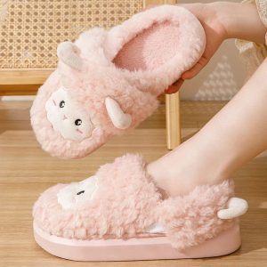 chaussons fourrés femme kawaii