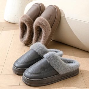 Chaussons Fourrés Homme Imperméable